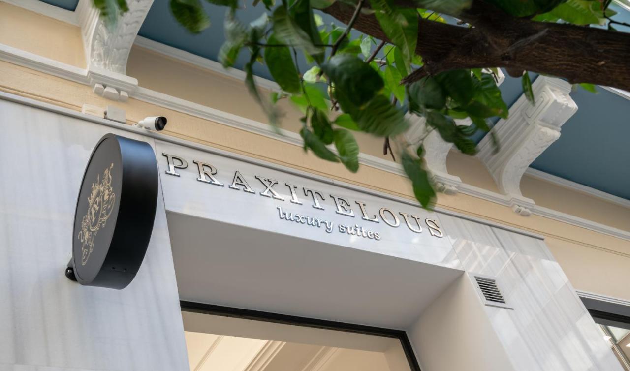 Praxitelous Luxury Suites Athena Bagian luar foto