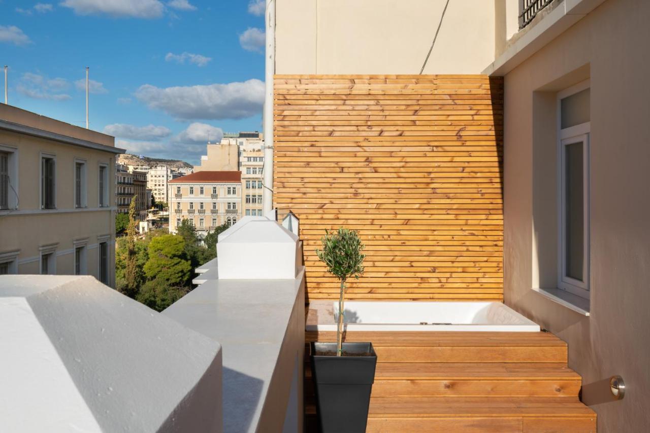 Praxitelous Luxury Suites Athena Bagian luar foto